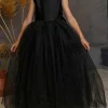 Custom a line princess girl dresses with bowknot beading