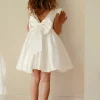 Custom a line princess girl dresses with bowknot beading