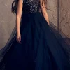 Custom a line princess scoop flower girl dresses with sequins