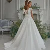 Custom a line princess tulle flower girl dresses with applique beading