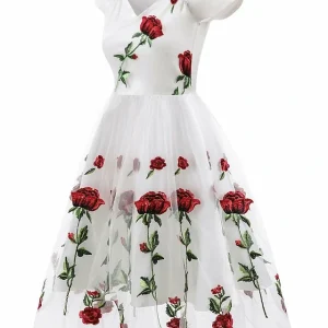 Custom a line princess round neck lace cocktail party dresses with applique