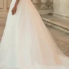 Custom a line princess wedding dresses separates separates sweep brush train with split
