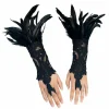 Custom 1 pair retro vintage feather lace long gloves