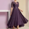 Custom a line princess half sleeves mother of the bride dresses with applique