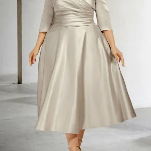 Custom a line princess v neck mother of the bride dresses