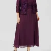 Custom a line princess mother of the bride dresses with applique jacket