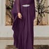 Custom a line princess v neck mother of the bride dresses with rhinestones