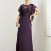 Custom a line princess mother of the bride dresses with applique
