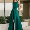 Custom a line princess scoop mother of the bride dresses