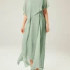 Custom copy of sheath column mother of the bride dresses with sequins applique