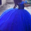 Custom ball gown off the shoulder floor length long prom dresses
