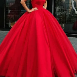 Custom ball gown v neck floor length long prom dresses