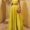 Custom a line princess scoop floor length prom dresses