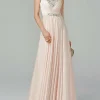 Custom a line princess sleeveless halter neck floor length prom dresses with crystals