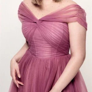 Custom a line princess off the shoulder short sleeves knee length plus size cocktail dresses